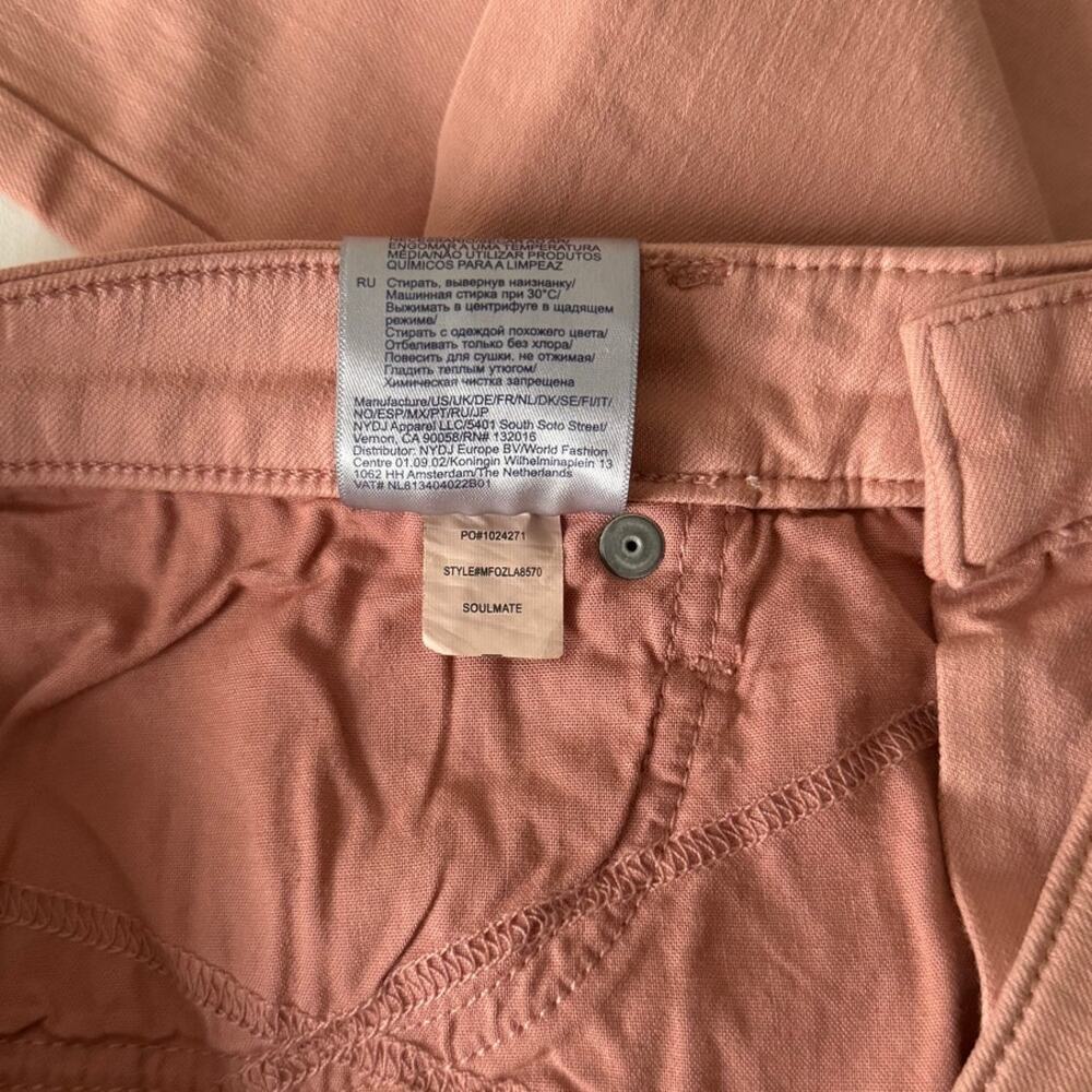 NYDJ Alina High Waist Raw Hem Skinny Jeans in Soulmate Size 10 - Picture 8 of 9
